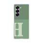 Clear Case［ オリジナル - initial two tone - H green ］