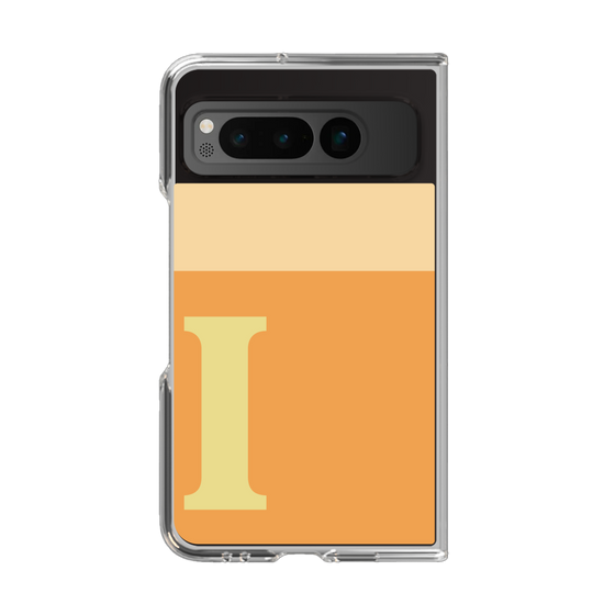 Clear Case［ Original - initial two tone - I orange ］