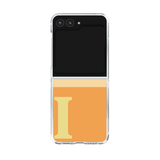 Clear Case［ Original - initial two tone - I orange ］