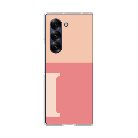 Clear Case［ オリジナル - initial two tone - I pink ］
