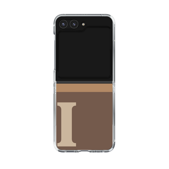 Clear Case［ Original - initial two tone - I brown ］