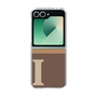 Clear Case［ オリジナル - initial two tone - I brown ］