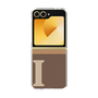 Clear Case［ オリジナル - initial two tone - I brown ］