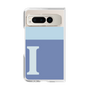 Clear Case［ Original - initial two tone - I blue ］