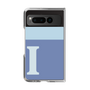 Clear Case［ Original - initial two tone - I blue ］