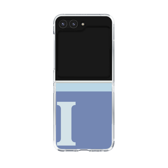Clear Case［ Original - initial two tone - I blue ］
