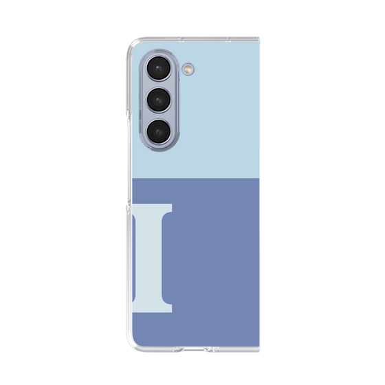 Clear Case［ Original - initial two tone - I blue ］