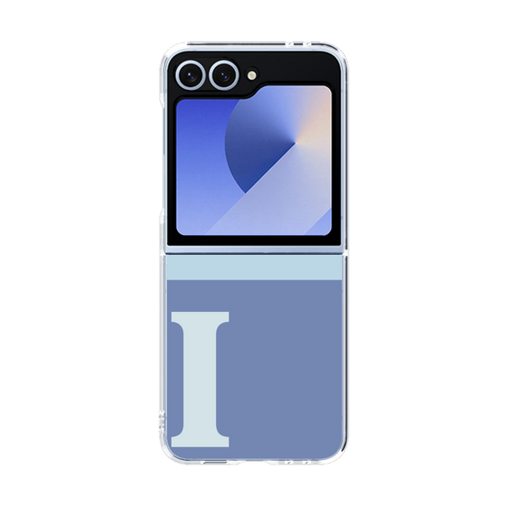Clear Case［ オリジナル - initial two tone - I blue ］
