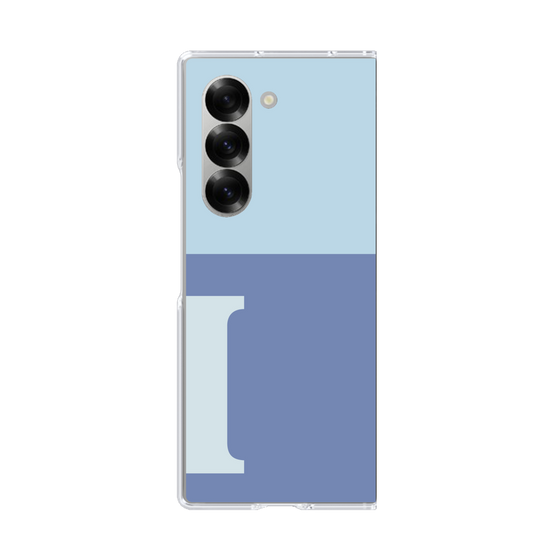 Clear Case［ オリジナル - initial two tone - I blue ］
