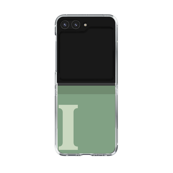 Clear Case［ Original - initial two tone - I green ］