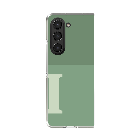 Clear Case［ Original - initial two tone - I green ］