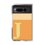 Clear Case［ Original - initial two tone - J orange ］