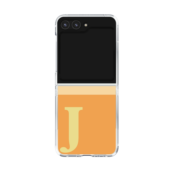Clear Case［ Original - initial two tone - J orange ］