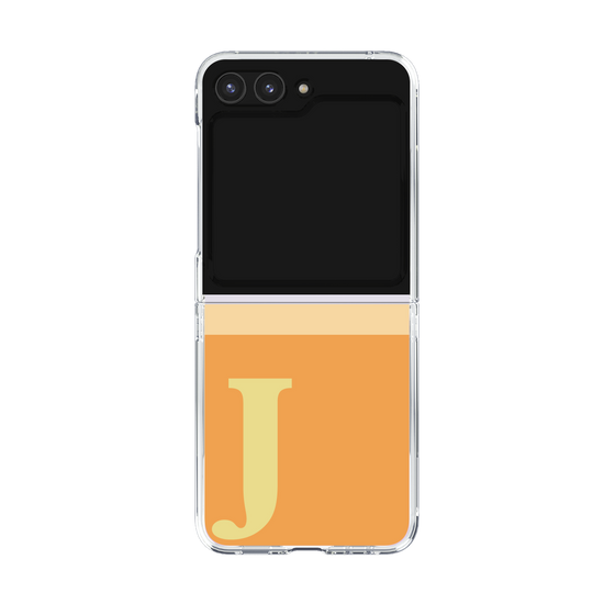 Clear Case［ Original - initial two tone - J orange ］