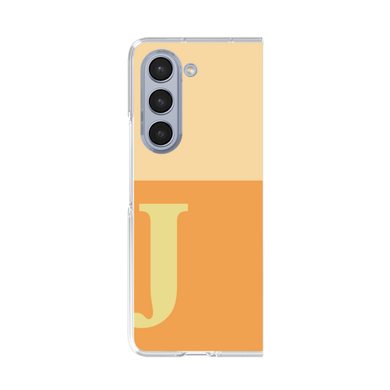 Clear Case［ Original - initial two tone - J orange ］