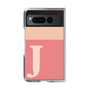 Clear Case［ Original - initial two tone - J pink ］