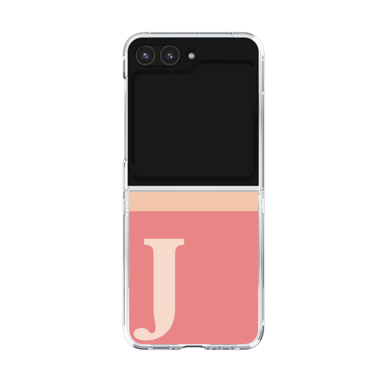 Clear Case［ Original - initial two tone - J pink ］