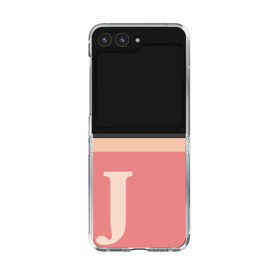 Clear Case［ Original - initial two tone - J pink ］