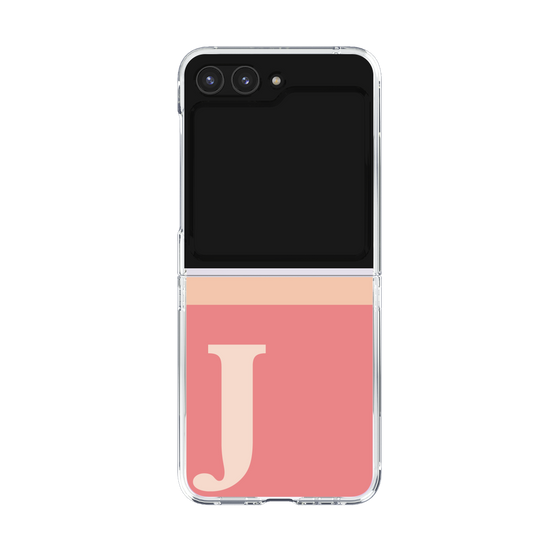 Clear Case［ Original - initial two tone - J pink ］