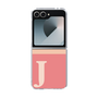 Clear Case［ オリジナル - initial two tone - J pink ］