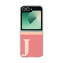 Clear Case［ オリジナル - initial two tone - J pink ］