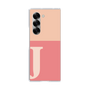 Clear Case［ オリジナル - initial two tone - J pink ］