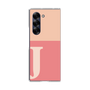 Clear Case［ オリジナル - initial two tone - J pink ］