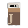 Clear Case［ Original - initial two tone - J brown ］