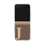 Clear Case［ Original - initial two tone - J brown ］