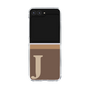 Clear Case［ Original - initial two tone - J brown ］