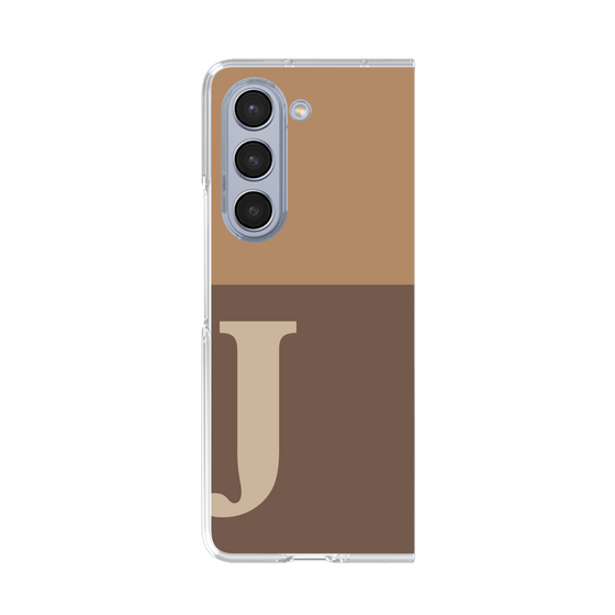 Clear Case［ Original - initial two tone - J brown ］