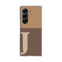 Clear Case［ オリジナル - initial two tone - J brown ］