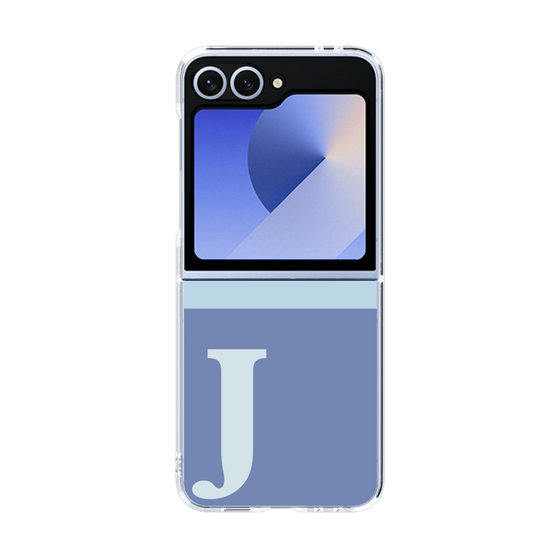 Clear Case［ オリジナル - initial two tone - J blue ］