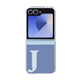 Clear Case［ オリジナル - initial two tone - J blue ］