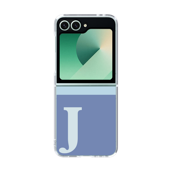 Clear Case［ オリジナル - initial two tone - J blue ］
