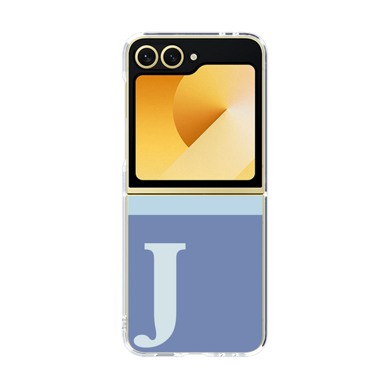 Clear Case［ オリジナル - initial two tone - J blue ］