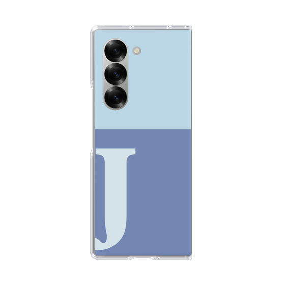 Clear Case［ オリジナル - initial two tone - J blue ］