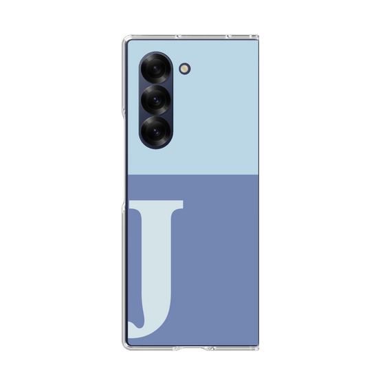 Clear Case［ オリジナル - initial two tone - J blue ］