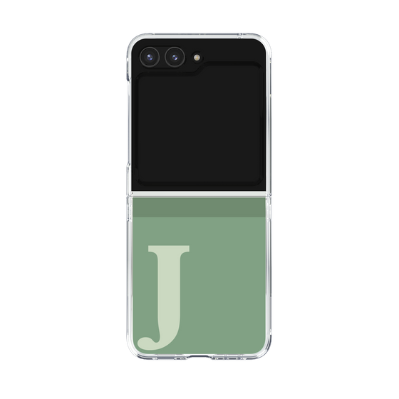 Clear Case［ Original - initial two tone - J green ］