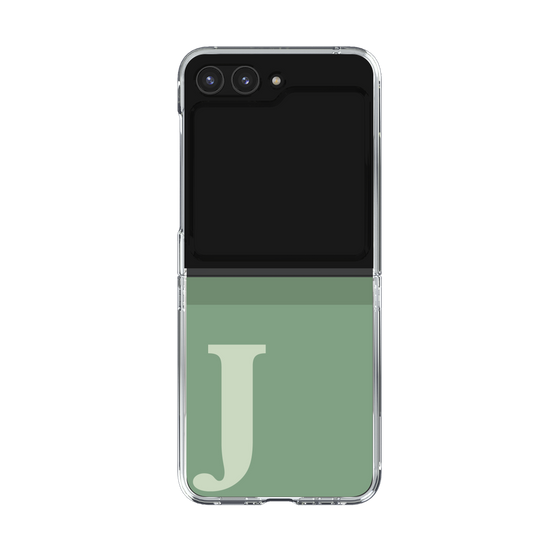 Clear Case［ Original - initial two tone - J green ］