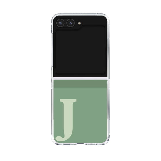 Clear Case［ Original - initial two tone - J green ］