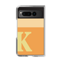 Clear Case［ Original - initial two tone - K orange ］