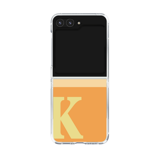 Clear Case［ Original - initial two tone - K orange ］