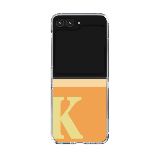 Clear Case［ Original - initial two tone - K orange ］
