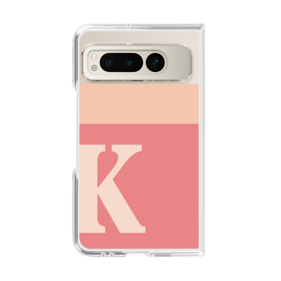 Clear Case［ Original - initial two tone - K pink ］
