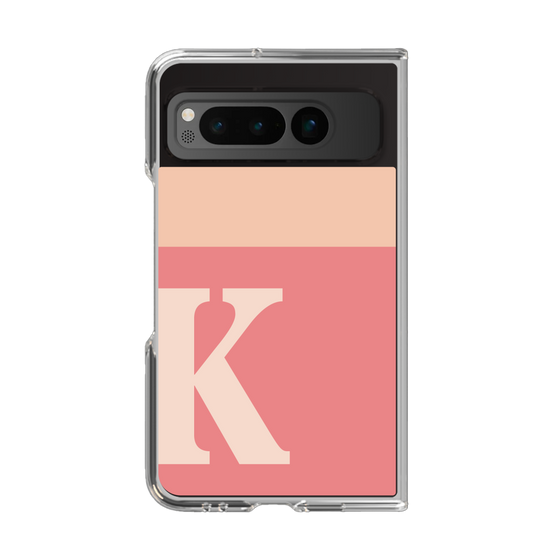 Clear Case［ Original - initial two tone - K pink ］