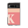 Clear Case［ Original - initial two tone - K pink ］