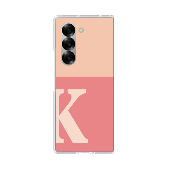 Clear Case［ オリジナル - initial two tone - K pink ］