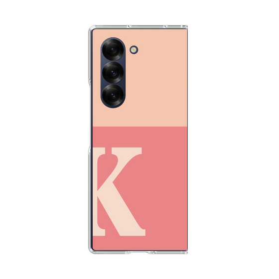 Clear Case［ オリジナル - initial two tone - K pink ］