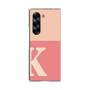 Clear Case［ オリジナル - initial two tone - K pink ］